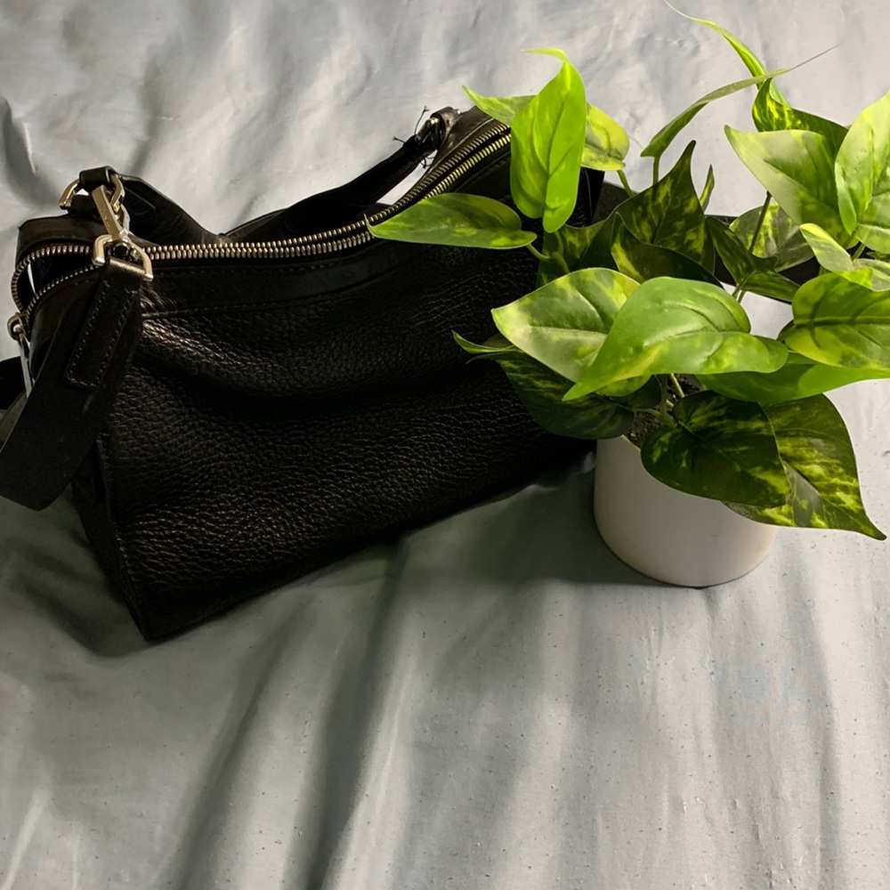 Black Leather Michael Kors Bag